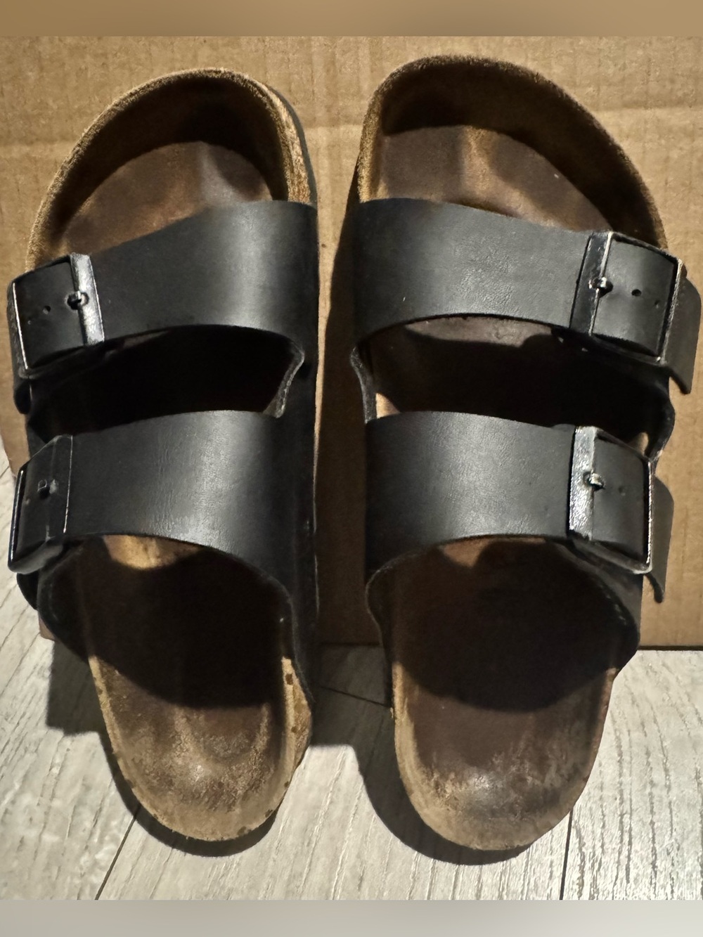 Birkenstock Arizona Black Double Strap Sandals